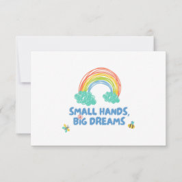こどもの日 小さな手、大きな夢 サンキューカード