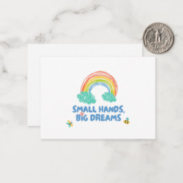 こどもの日 小さな手、大きな夢 ノートカード