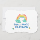 こどもの日 小さな手、大きな夢 ノートカード (裏面)