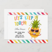 こども同士をつなぐ KIT スクエア ステッカー 恩恵タグ ポストカード (正面/裏面)