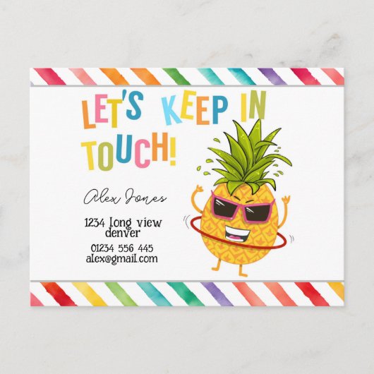 こども同士をつなぐ KIT スクエア ステッカー 恩恵タグ ポストカード (正面)