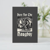 このいたずらなクルampusの不気味なクリスマス悪魔のためにここにいます 招待状 (スタンド正面)