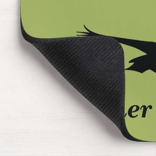 このおもしろいなアヒルの狩りのマウスパッドを引込めて下さい マウスパッド (コーナー)