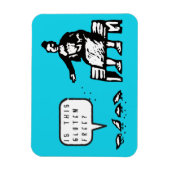 このおもしろいグルテンフリー磁石は マグネット (縦)