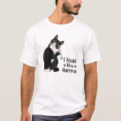 このおもしろいハメロス猫を見つけたTシャツユーモラス- Tシャツ (正面)