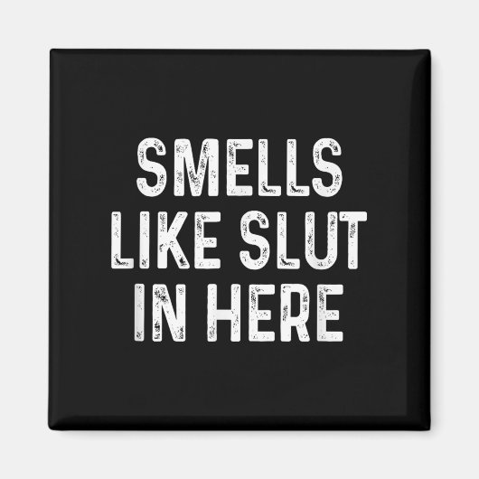 このおもしろい不快な大人のユーモアのような匂いがする マグネット (正面)