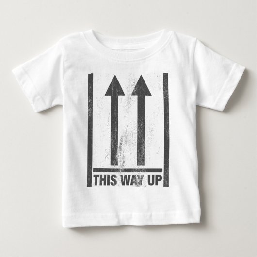 このおもしろい方の看板 ベビーTシャツ (正面)