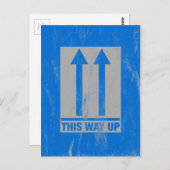 このおもしろい方の看板 ポストカード (正面/裏面)