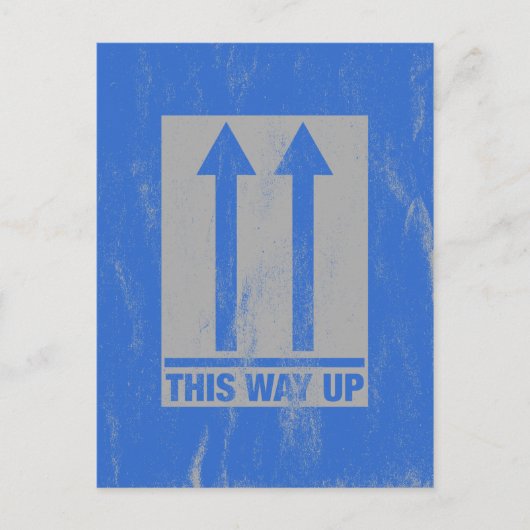 このおもしろい方の看板 ポストカード (正面)