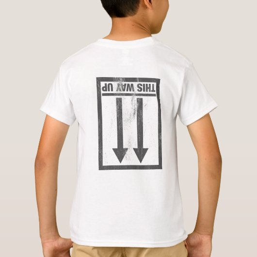 このおもしろい方の看板 Tシャツ (裏面)