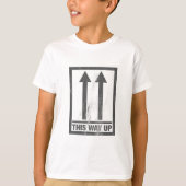 このおもしろい方の看板 Tシャツ (正面)