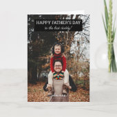 このお父様の日に写真を追加する カード (正面)