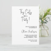 このお祝いをパーティーで祝おう 招待状 (スタンド正面)