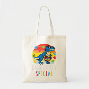 このかわいいトレックスディノラーソメリースペシャルTシール トートバッグ