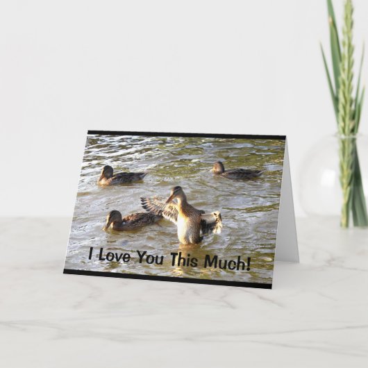 このくらい愛してるよ父の日 カード (正面)