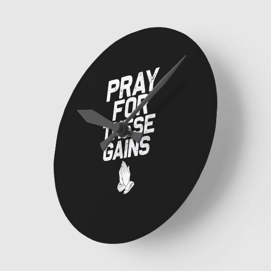 このた祈めにフィットネス体やる気を起こさせる育館 ラウンド壁時計 (傾斜)