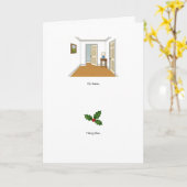 このつるホリデーカード カード (黄色い花)