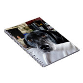 このに犬の写真を追加カスタム ノートブック (右側)