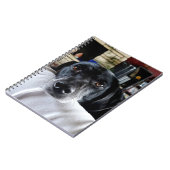 このに犬の写真を追加カスタム ノートブック (左側)