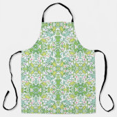 このぬるぬるした模様の隅々のカエルのデザイン エプロン (正面)