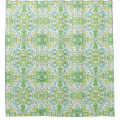 このぬるま模様のデザインの隅々でカエル シャワーカーテン (正面)