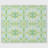 このぬるま模様のデザインの隅々でカエル ラッピングペーパー (フラット)