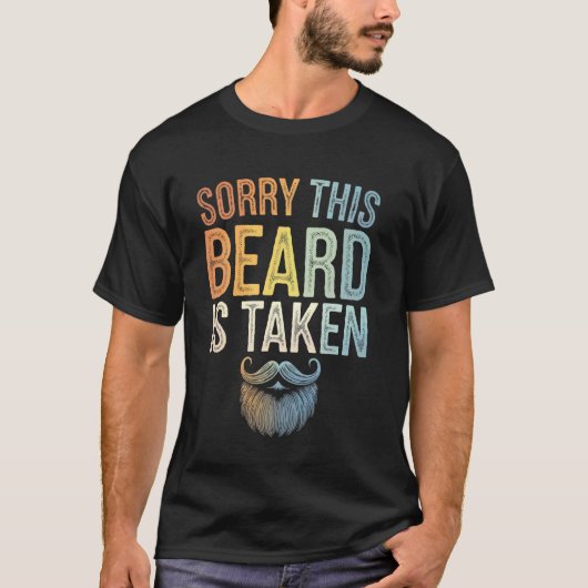 このひげはすでに使用中です Tシャツ (正面)