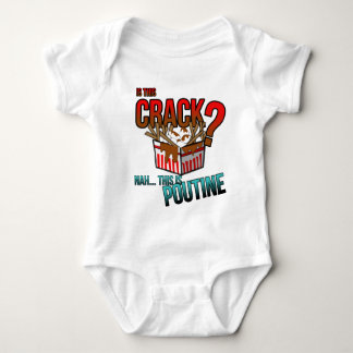 このひびはありますか。 Nahそれはpoutineです! ベビーボディスーツ