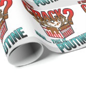 このひびはありますか。 Nahそれはpoutineです! ラッピングペーパー (ロールコーナー)