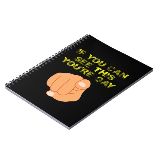 このもしあなたはのゲイLGBTQがおもしろい見える ノートブック (左側)