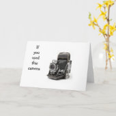 このもしカメラを使ったのは古いかもしれない カード (黄色い花)