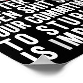 このもしバイデン氏ショーの後まだトランプ大嫌い ポスター (角)