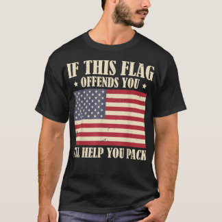 このもし旗は君の機嫌を損ねてミリタを救済詰めてやる Tシャツ