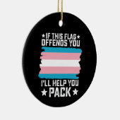 このもし旗を使うと気分が悪くな救済る セラミックオーナメント (右)