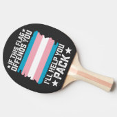 このもし旗を使うと気分が悪くな救済る 卓球ラケット (横)