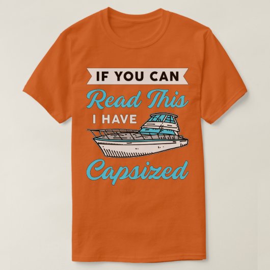 このもし船読帆船は帆走できる Tシャツ (デザイン正面)