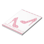 このもし靴はピンクに合う ノートパッド (回転)