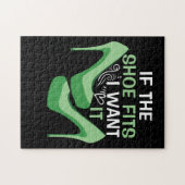 このもし靴は緑に合う ジグソーパズル (横)