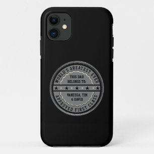 このもっとも偉大Everパパの所属先:お客様の名前 iPhone 11 ケース