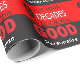 このよい第90誕生日を見るために9十年かかりました ラッピングペーパー