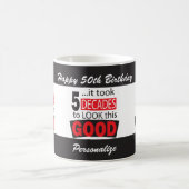 このよい|の第50を見るために5十年かかりました コーヒーマグカップ (中央)