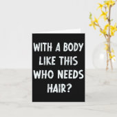 このような体でヘアジムのハムをおもしろい必要とする カード (黄色い花)