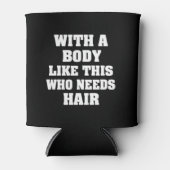 このような体で髪のことわざが必要おもしろい 缶クーラー (正面)