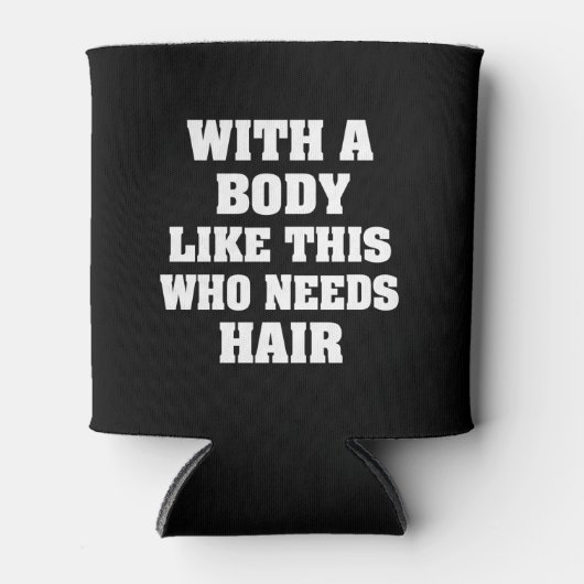 このような体で髪のことわざが必要おもしろい 缶クーラー (正面)