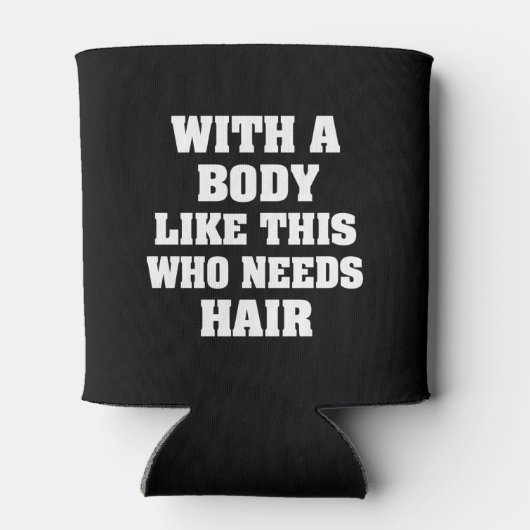 このような体で髪のことわざが必要おもしろい 缶クーラー (裏面)