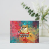 このような卒業式 案内ポストカード (スタンド正面)