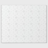 このような癌（白） ラッピングペーパー (フラット)