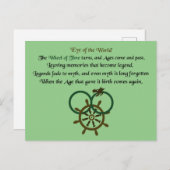 このように時間のホイールを回転 ポストカード (正面/裏面)