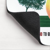 このりんごはずっと木からかわいらしい落ちます。 GMO無し マウスパッド (コーナー)