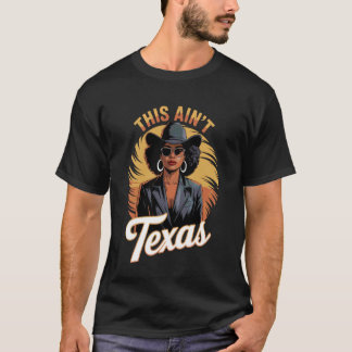 このアイヌ2019テキサスアフロカウガール大胆なウェスタンファッション Tシャツ